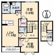 North Marryの間取り画像