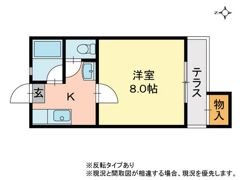 原之園コーポの間取り画像
