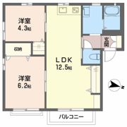 シャトレ庄内 B棟の間取り画像