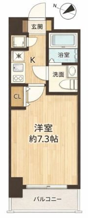 セレニテ京橋クレアの間取り画像