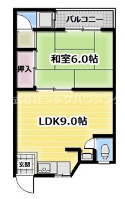 嶋川マンションの間取り画像