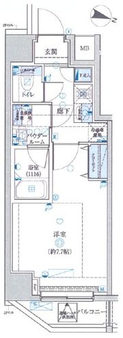 レオーネ板橋本町駅前の間取り画像