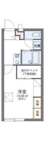 レオパレスグルーテンAの間取り画像