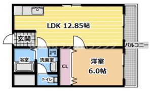 第一オカビルの間取り画像