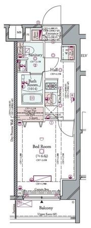 コンシェリア品川 BAYSIDE COURTの間取り画像