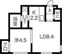Permanent ark bless (パーマネント アーク ブレス)の間取り画像