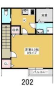 ハピネスの間取り画像