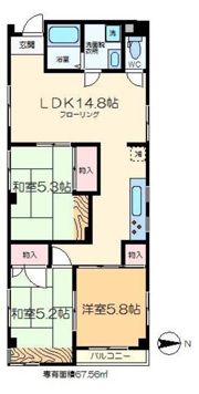ハイ清澄の間取り画像