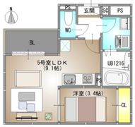 仮称)REGALEST 広瀬町の間取り画像