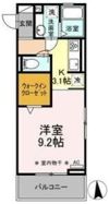 サンテラス与八杁の間取り画像