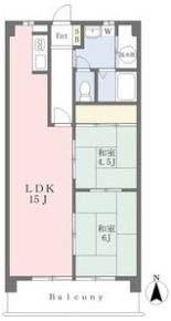 ニューコーポ植田Ⅰの間取り画像