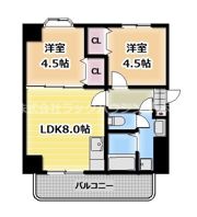 日宝ライフ桜宮の間取り画像