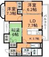 パティオコートの間取り画像