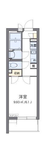 クレイノビッグアロー川崎の間取り画像