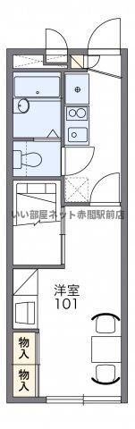 レオパレスOAKSの間取り画像