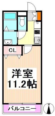 大原KYハイツⅢの間取り画像