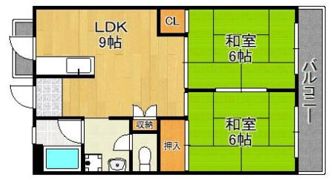 コーポヤナセの間取り画像