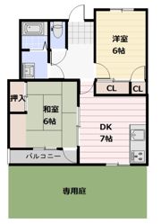 コーポ光岡の間取り画像