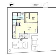 新保平屋戸建 南棟の間取り画像