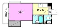 オックスフォードサーカス本町の間取り画像