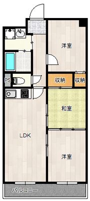 レクシア北条の間取り画像
