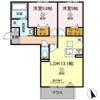 Sinfaria HARAOSHIMA B棟の間取り画像