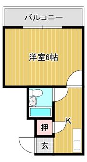 ハイツ和の間取り画像