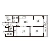勧修寺ハイツの間取り画像