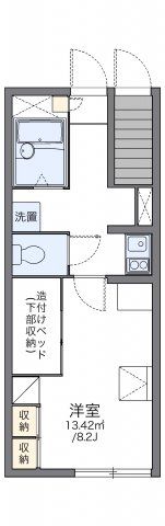 レオパレスカナルCの間取り画像