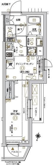 FRONTIER TAPP横浜大口の間取り画像