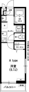 リブリ・Pine Houseの間取り画像