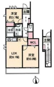 Contrail2の間取り画像