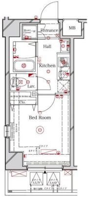 ラフィスタ品川ベイの間取り画像