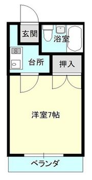 アルフィーネ平井Ⅱ号館の間取り画像