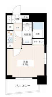 maxiv一之江の間取り画像