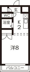 オークヒルズ円庄Ⅱの間取り画像