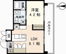 ヒルヴィスタ三滝の間取り画像