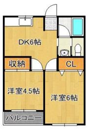 マキシム足原の間取り画像
