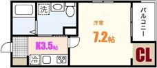 reve上安の間取り画像