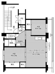 ビレッジハウス学文路1号棟の間取り画像