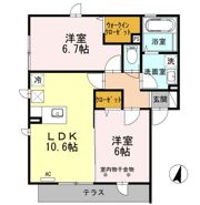 メゾンドゥベルデュールの間取り画像