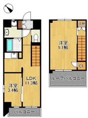 THE APARTMENT 開の間取り画像