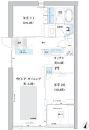ガーデニエール砧 WESTの間取り画像