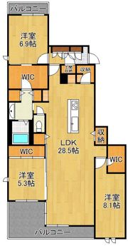 MASTメゾン小倉宇佐町の間取り画像