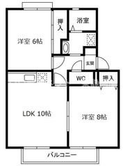 セゾンクレベール A棟の間取り画像