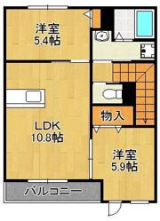 Slow Hand六番館の間取り画像