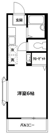 ハーヴェストB棟の間取り画像