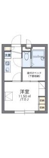 レオパレスステラの間取り画像
