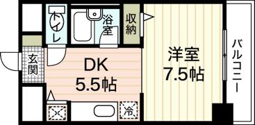 竹屋町原野ビルの間取り画像