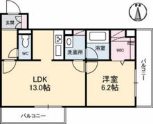 シャーメゾンステージ宇品東の間取り画像